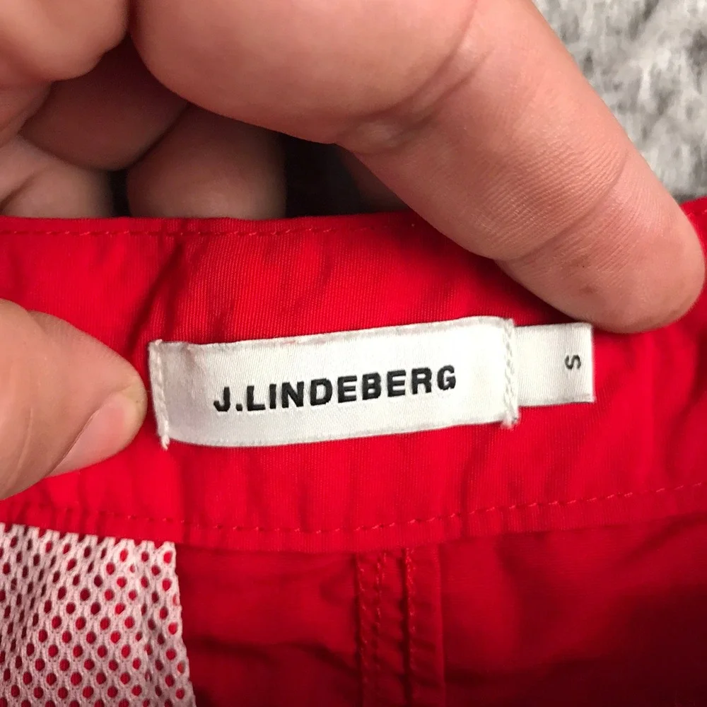 J Lindeberg Swim Trunks Mens S Red 7